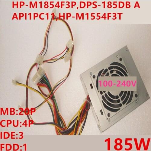 New Original PSU For IBM 8305 8307 185W Power Supply HP-M1854F3P DPS-185DB A,API1PC11 HP-M1554F3T