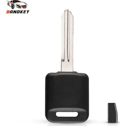 Dandkey Uncut Blade Transponder Auto Car Key For Nissan Teana Almera Sunny Versa Primera X-trail Key Shell Fob Case ID46 Chip