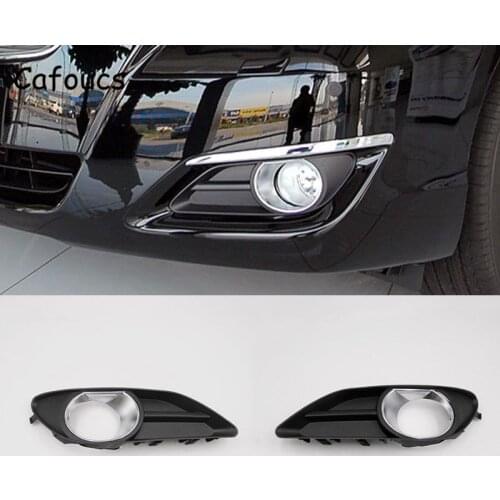 Cafoucs For Toyota Camry ACV40 ACV41 2006 2007 2008 Front Bumper Fog Lights Cover With Chrome Trim