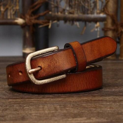 Luxury Brand 2.4cm Width Belts For Women Retro Casual Waist Belt Ceinture Femme Streetwear Cinto Feminino Jeans Waistband B728