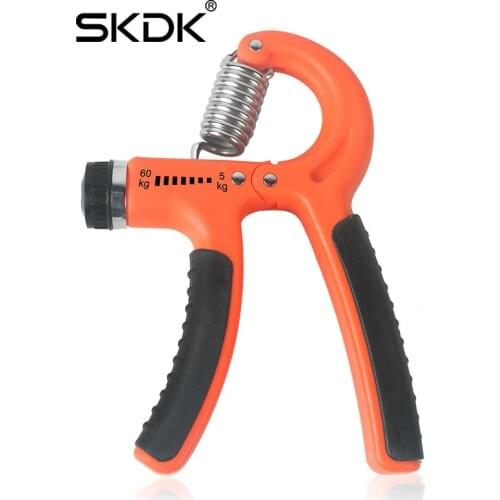 SKDK Fitness Hand Grip Adjustable Resistance Men Finger Stretcher Exerciser Muscle Builder Hand Gripper