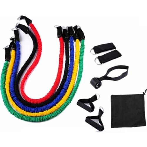 Gym Fitness Resistance Bands Crossfit Set Workout Pull Rope Latex Tubes Yoga Exercise Pedal Body Chest Develop Muscle Training