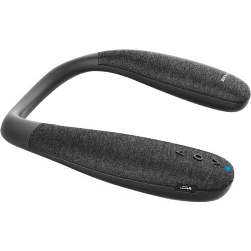 Stereo Wireless Bluetooth Speaker Waterproof Wearable Ring Necking Sport Neck Hanging Microphone Bluetooth Audio Call