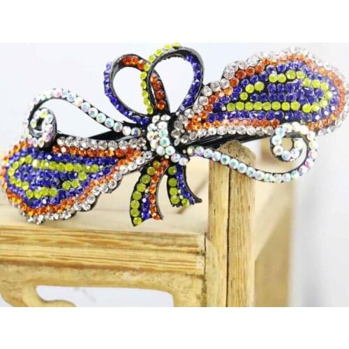 24*71mm Korean style Wedding Headdress Bows Bowknot Headband Head Bands Headpiece Hair Accessory Hairpin Clip Gifts