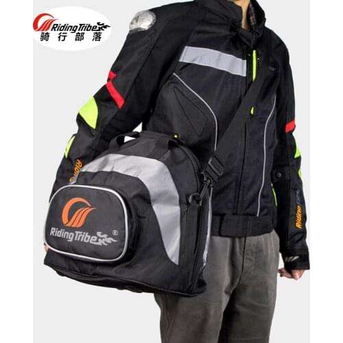 Waterproof Motorcycle Riding Helmet Bag High Capacity Tail Bag Knight Travel Luggage Case Handbag Backpack Tool Bag