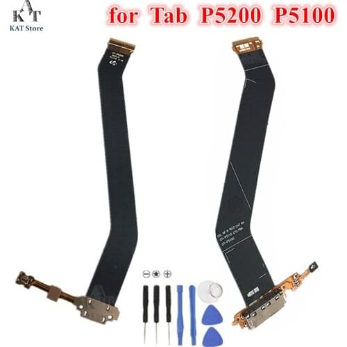 1Pcs Repair Part for Samsung Galaxy Tab 2 10.1 GT-P5110 P5100 P5200 P5210 T530 Charge Charging Port Mic Connector Flex Cable