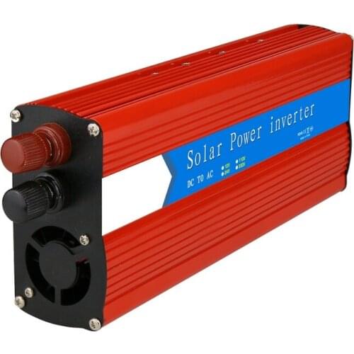 1500W Universal Car Power Inverter Red Modified Sine Wave Car Inverter Dual USB DC 12V/24V to AC 110V/220V Car Inverters