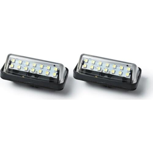 2Pcs LED Car License Plate Light Number Lights For Lexus NX200T 300H AGZ1 RX450H/200T CT200H ZWA10 CH-R