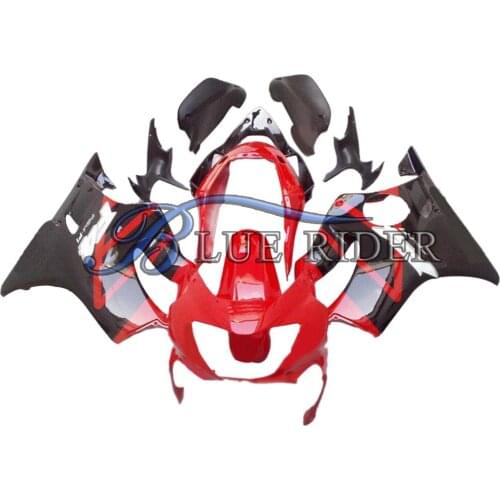 Blue Rider motorcycle High quality ABS fairings kit for Honda CBR 600 F4 1999 2000 red black CBR600 F4 99 00 Bodywork