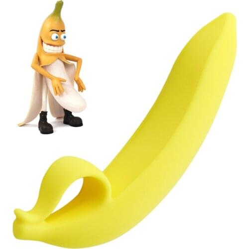 EXVOID Big Penis No Vibrator G Spot Massage Banana Shape Adult Products Flexible Long Dildo Masturbator Sex Toys for Women