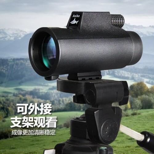 Fast shipping HD telescope Asika monocular 10x42 for Opera watching/hiking sports