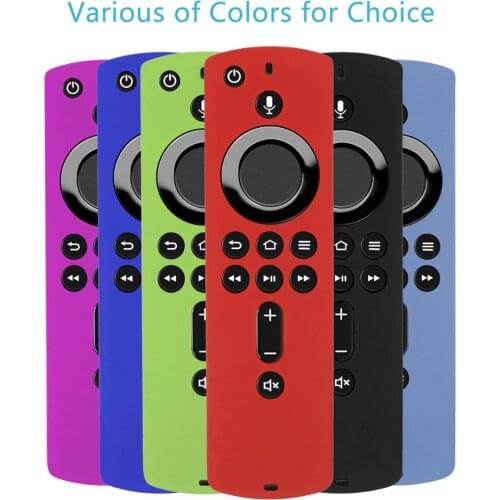 Remote Control Cover for Fire TV Stick 4K / Fi Compatible With All-New 2nd Gen Alexa Voice Anti Slip Accessories Case