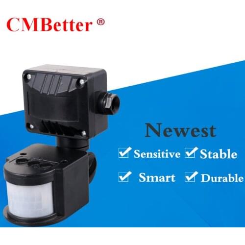 Newest 180 Degree Detection DC12V 24V 220V Microwave Movement Motion Detector PIR Body Sensor Light Switch
