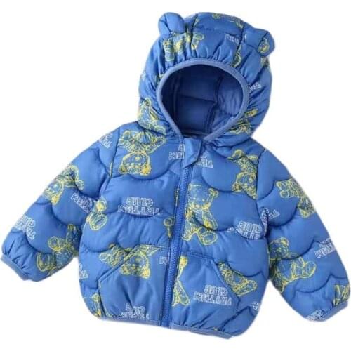 Children Winter Jacket Ultra Light Down Baby Girls Jackets Kids Hooded Outerwear Boys Snowsuit Coat Children Clothing1-5 Years
