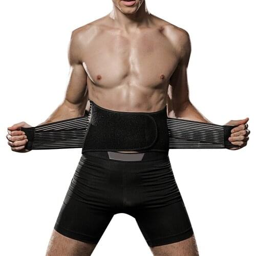 Fitness Waist Trainer Lumbar Lower Back Support Waist Trimmer Pain Relief Posture Sport Kidney Sweat Workout Wrap Slimming belt