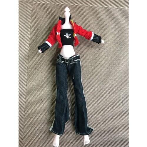 Quality Hotsale Monstering High Doll Dressing Soft Casual Wear Handmade Clothes Outfit Doll Clothing Set For 1/6 Doll Toys