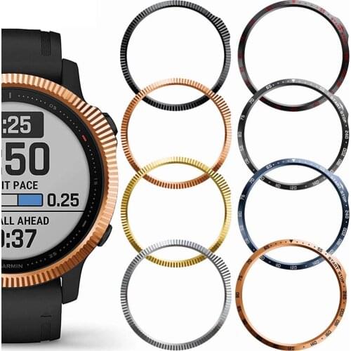Metal Bezel Ring Styling Frame Case For Garmin Fenix 6S 6s Pro sapphire Smartwatch Anti Scratch Adhesive Covers Protection Cover