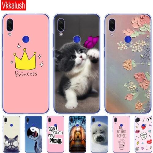Soft Phone Shell Case For Xiaomi Redmi Note 7 Case Silicon TPU For Xiaomi Redmi Note 7 Case 6.3 Inch Coque Redmi Note7 Back
