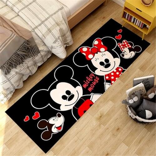Disney Mickey Print Area Rugs for Kids Bedroom Home Living Room Carpet Floor Mat Large Wedding Floor Decorations