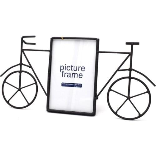 Creative Iron Metal Bicycle Photo Picture Frame Home Room Table Decoration Gifts