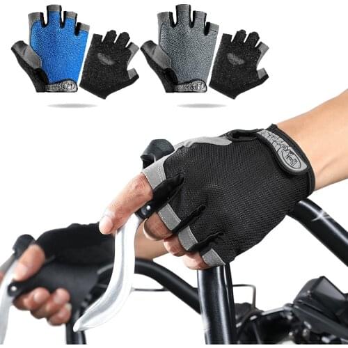 Cycling Gloves Non-slip Anti-sweat Bicycle Half-finger Gloves Camping Fishing Rescue Tool Gloves Weightlifting Fitness Gloves