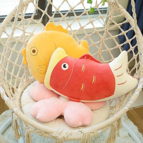 Japanese Style Pillow Super Soft Animals Toys Plush Fish Pig Flower Mountain Pillow Sofa Cushion For Kids Birthday Gifts