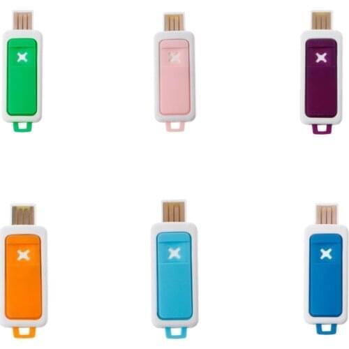 Portable Aromatherapy Air Freshener Humidifier USB Aroma Essential Oil Diffuser For Car Room Air Purifier Light A Total Of 6
