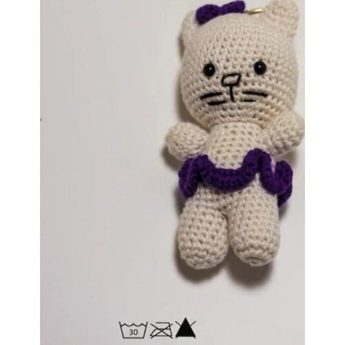 Propixel Amigurumi Cat plush toy and keychain