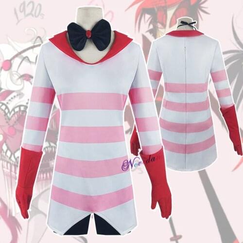 Dust Angel Hazbin Cosplay Hotel Cosplay Costume Birthday Party Dress Girls Women Halloween Costume