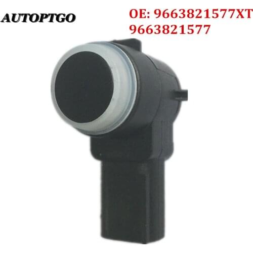 Autoptgo 9663821577XT Bumper Backup Parking PDC Sensor For Peugeot 307 308 407 Rcz Partner For Citroen C4 C5 C6 PSA 9663821577