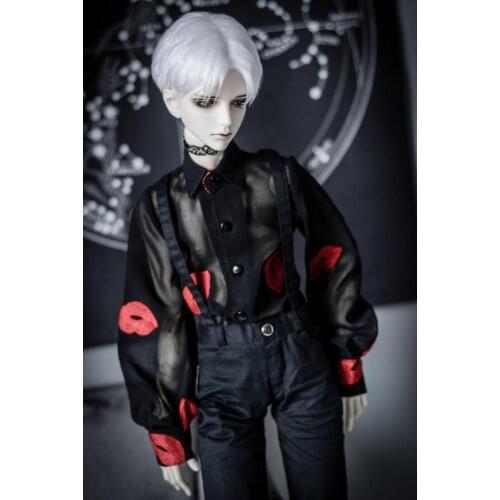 [wamami] Lantern Sleeve Red Lip Coquettish Shirt 1/3 1/4 SD17 BJD Dolls