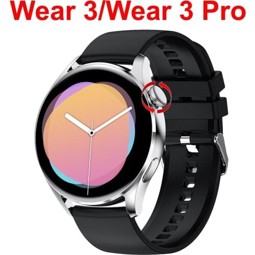 2021 New Wear 3 Pro Smart Watch Bluetooth Call 1.32Inch Man IP68 Waterproof Sports Smartwatch Heart Rate Blood Pressure PK GTX