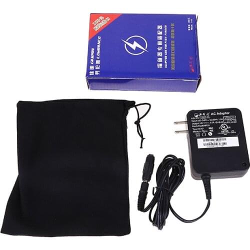 Special power converter for fish finder adapter 220V to 12V stable raft fishing battery conversion in-line power supply