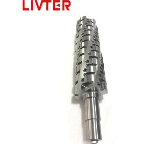 Carbide spiral cutter head with jointer cutter head for customization for thickness and jointer machine