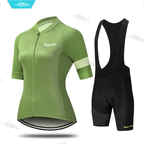 Bicycle Clothes Cycling Jersey Women Set Summer Bike Clothing Breathable Anti-UV Bicycle Wear Short Sleeve raiders jersey