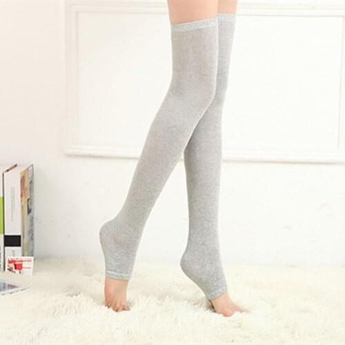 Spring Autumn Women Ladies Cotton Over Knee Long Boots Warm Stockings Thigh-High Stockings FS0435