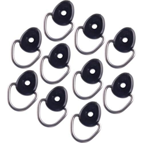 10pcs/Set Car Tail Box Tie-Down D-Ring Pull Buckle ABS & Metal Fit for Suzuki Jimny 2019 2020 2021 JB64 JB74 Replacement