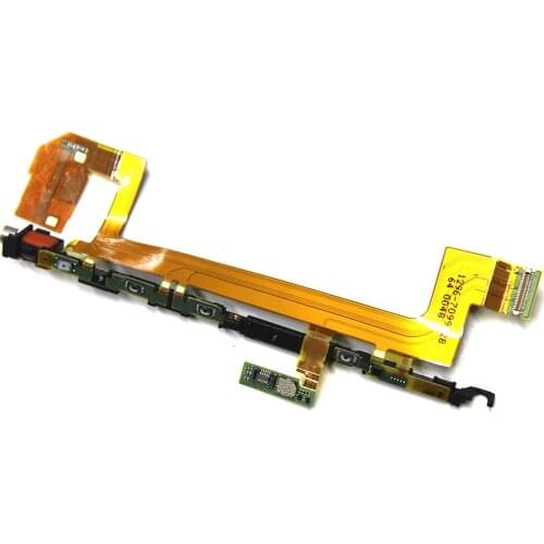 10pcs/lot Original Power On Off Volume Button Switch Flex Cable For Sony Xperia X F5121 F5122