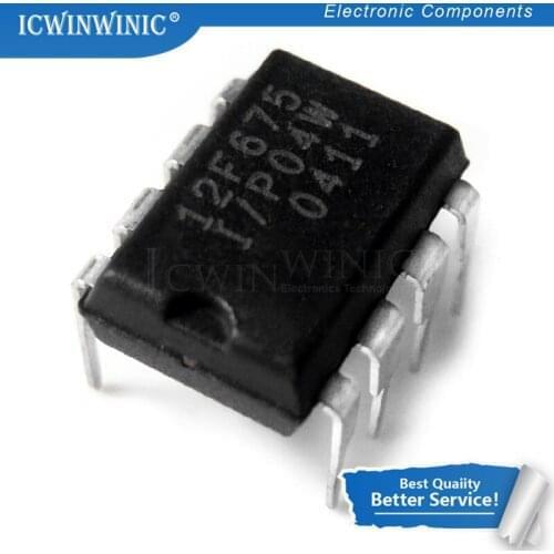 5piece PIC12F675-I/P PIC12F675-I DIP8 DIP PIC12F67 In Stock