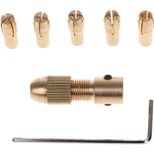 7Pcs/Set 2/2.35/4.05/5.05mm Electric Motor Shaft Mini Chuck Fixture Clamp 0.5-3.0mm Small To Drill Bit Micro Chuck Fixing Device