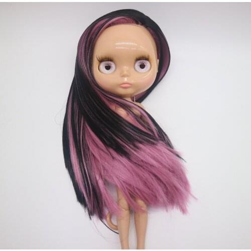 Free shipping cost Nude Blyth dolls with articulated body doll for DIY(tan skin doll)