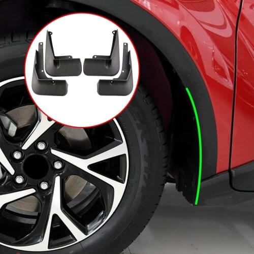 Jameo Auto 4Pcs/Set ABS Car Mud Flaps Mudguard Fender for Toyota C-HR CHR 2016 2017 2018 Car Styling Accessories