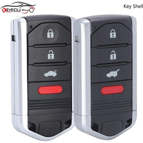 KEYECU Smart Remote Key Shell Case Fob 4 Button for Acura TL 2009 2010 2011 2012 2013 2014 2015 FCCID: M3N5WY8145