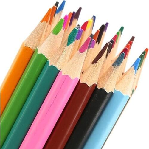 18/24/36/48-Colors Colored Pencils, 17.5cm Long, Pre-Sharpened, Art Coloring Drawing Pencils for Adult Coloring Book, Sketch