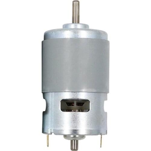 775 DC motor, high power, high torque, 12-24V, 3000-12000RPM, double ball bearings