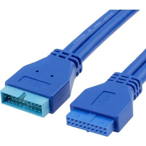 USB 3.0 20pin Male to Male Male to Female Female to Female Motherboard Cable 50cm For Asus Gigabyte Msi Onda Inte DELL HP Lenovo