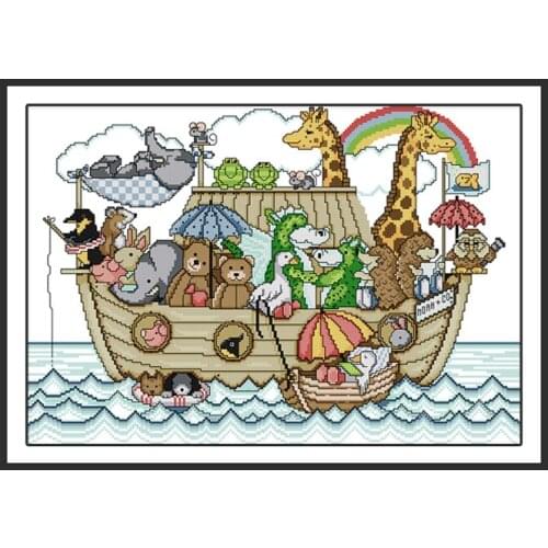 Chinese Cross Stitch Kits Aida 14ct 11ct Counted Printed Canvas Painting Cross Stitch Embroidery Kit DMC DIY for Needlework Art