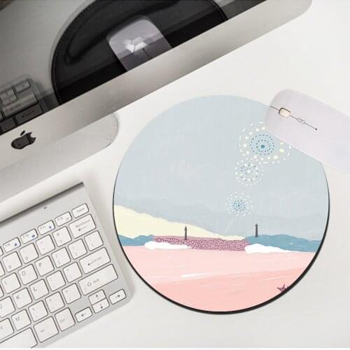 MRGLZY Drop Shipping Cute Small Mouse Pad Genshin Impact Gamer MousePad Minimalist DeskMat Nonslip Rubber PC Gaming Accessories