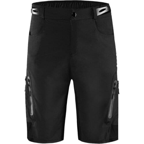 ARSUXEO Mens Cycling Shorts Loose Fit Bike Shorts Outdoor Sports Bicycle Short Pants MTB Mountain Shorts Water Resistant