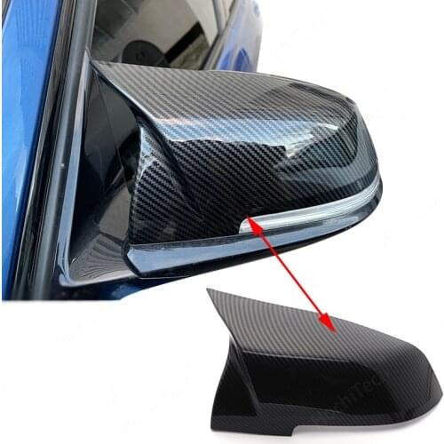 NEW For Bmw F20 F21 F87 M2 F23 F30 F36 X1 E84 i3 i3s Gloss Black Side Mirror Cover Cap Rearview M4 Style
